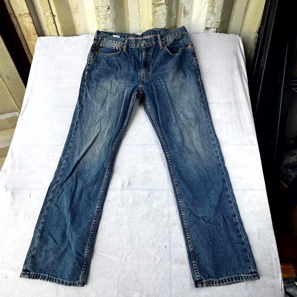 Levi's 559 Relaxed Straight Leg Jeans Mens 38x34 Blue Denim Everyday Casual Wear